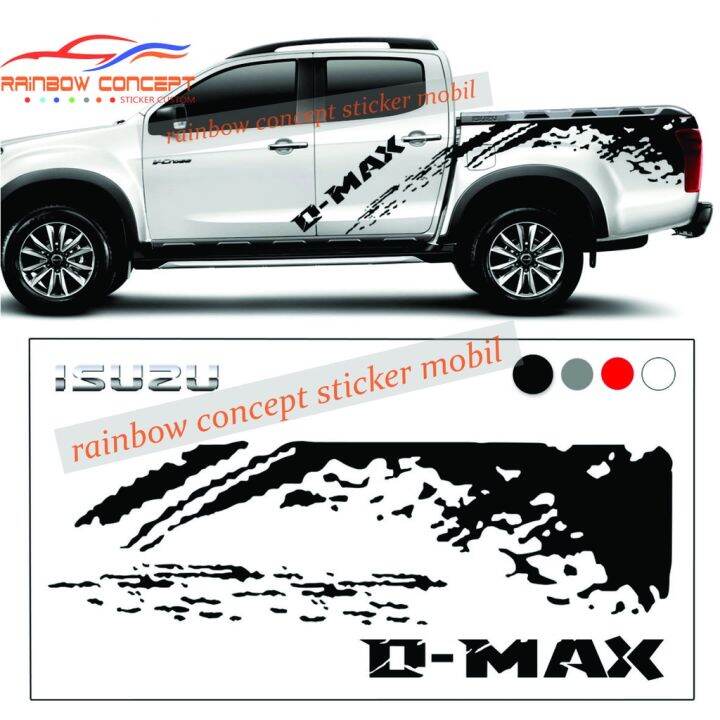 Isuzu Dmax Car Cutting Sticker Full Body Sticker Latest Isuzu Dmax Car