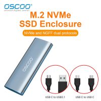 อะแดปเตอร์กล่อง SSD SSD M.2 Nvme 10อะแดปเตอร์ Gbps USB C 3.1 Gen 2 To Nvme Pcie M-Key แผงกั้นภายนอกโซลิดสเตทไดรฟ์