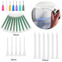 【CC】 10-85pcs Resin Glue Static Mixer Dispenser Needle Set 62/83/103mm for Component Mixing Machine Gun