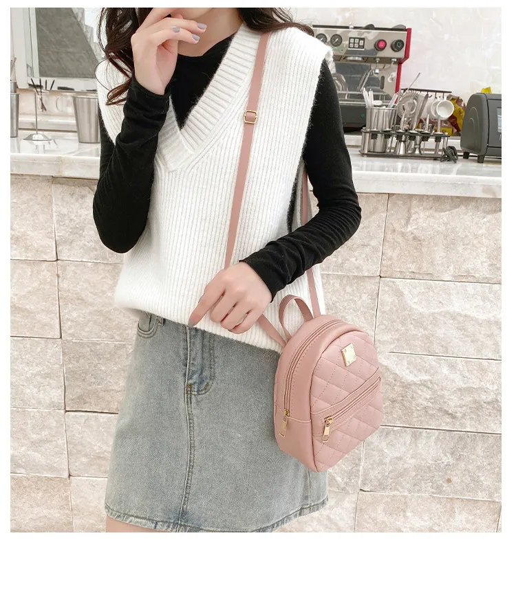 Newwyt Korea Style Bag Fashion Shoulder Bag Rucksack PU Leather