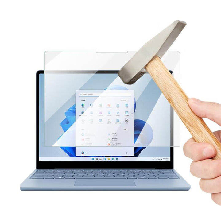 9H hardness tempered glass screen protector for Surface Laptop Go 2