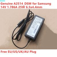 A2514แท้ DSM 25W 14V A2514 1.786A DPN AC อะแดปเตอร์สำหรับ SAMSUNG HW-F450ซาวด์บาร์ S24D300H ที่ชาร์จจอแอลซีดี S22C S22D390H