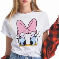 เสื้อยืดคุณภาพดี เสื้อยืดผ้าฝ้ายพิมพ์ลาย เสื้อยืด พิมพ์ลาย Disneyland Paris 30 Anniversary Daisy Duck Young Movies 2022 สไตล์ปารีส สเปน ส