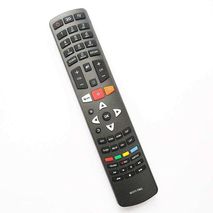 รีโมทใช้กับทีวี-ทีซีแอล-รหัส-rc311fmi3-ได้หมดทั้งรุ่น-quhd-uhd-smart-lcd-led-remote-for-tcl-smart-สีดำ