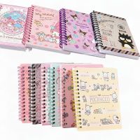 ▩﹍◑ Sanrio Anime Series Kawaii Kuromi Melody Cinnamoroll HelloKitty Little Twin Stars Cartoon Notebook Student Notebook Kids Gift