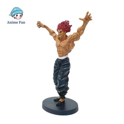 ANIME FAN Hanma yujirō โมเดลสะสมได้ Scultures เพชรประดับขนาดเล็ก Hanma yujirō แอ็คชั่น ตุ๊กตาพีวีซี ฟิกเกอร์ของเล่น เครื่องประดับตุ๊กตาผ้า