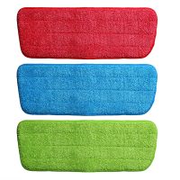 3PCSset Fiber Spray Mop Head Floor Cleaning Cloth Paste The Mop Replace Cloth Household Cleaning Mops Accessories