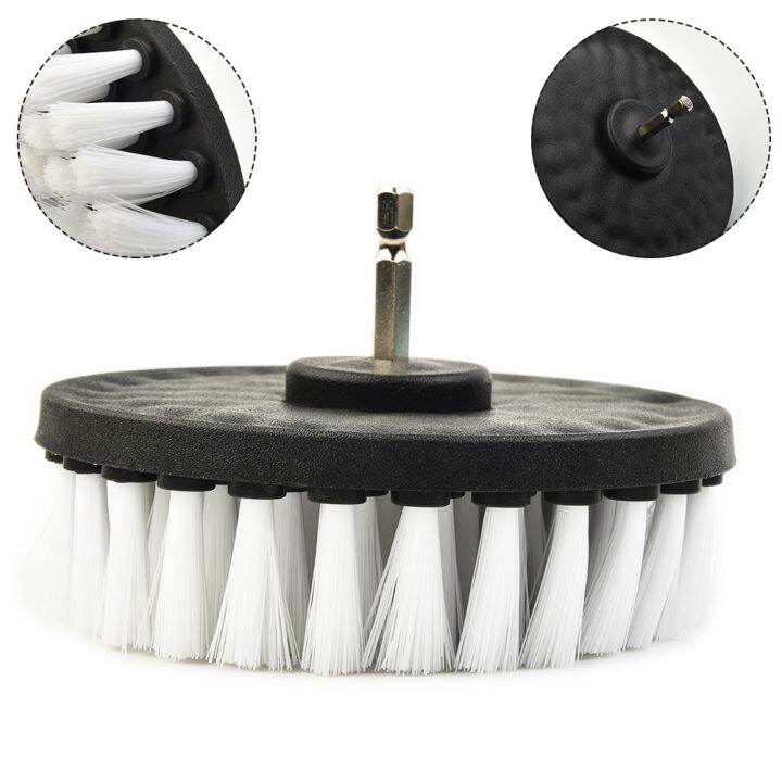 Brush Cleaning Brush Car Wash Head Wheel Detailing Floor Tool Electric