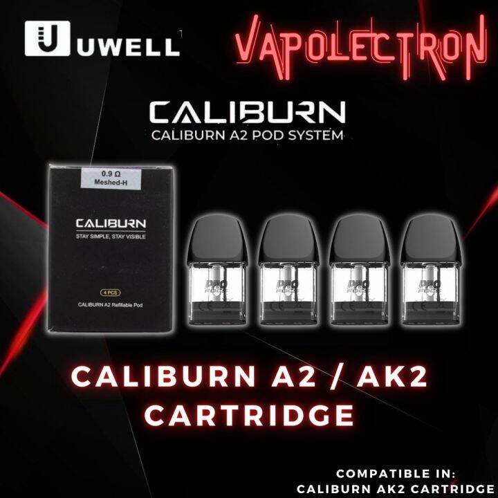 【in stock】 UWELL CALIBURN A2 Cartridge Replacement Pod 0.9 ohms 2ml for ...