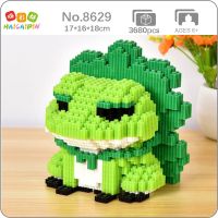 HCP 8629 Wild Animal World Travel Frog Animal Pet Zoo 3D Model DIY Mini Magic Blocks Bricks Building Toy for Children no Box