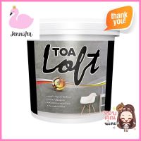 สีน้ำลอฟท์ภายนอก TOA LOFT3 สีเทาเข้ม 12 กก.EXTERIOR LOFT WATER-BASED PAINT TOA LOFT3 12KG DARK GRAY **พลาดไม่ได้แล้วจ้ะแม่**