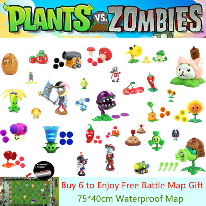 HSCTEK Plants vs Zombie Toys, Plant vs Zombie Toys Set For Kids, Plants