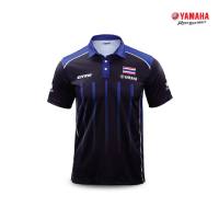 เสื้อโปโล MOTOR SPORT22 ดำ/น้ำเงิน