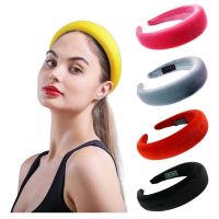 【CW】 Hair Band Headband Wide   Sponge Thick Headbands - Fashion Aliexpress