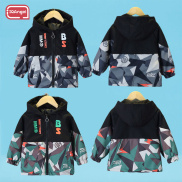 IQANGEL Áo Khoác Trẻ Em Áo Khoác Dày Dài Tay Cho Bé Trai Áo Hoodie Đẹp