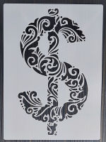 21*29 ซม.Dollar Sign แม่แบบ DIY Layering Stencils ภาพวาดสมุดภาพสี Embossing อัลบั้มตกแต่งการ์ด Templat-hsdgsda