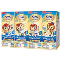 Free delivery Promotion S26 Gold Progress 3 UHT Milk Plain 180ml. Pack 4 Cash on delivery เก็บเงินปลายทาง