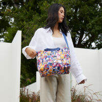 Lesportsac Deluxe Easy Carry Tote Crossbody Bag กระเป๋าสะพายข้างพาดลำตัว Style 4360