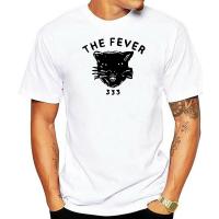 The Fever 333 Cat Mug เสื้อยืด-ใหม่และเป็นทางการแขนลำลองขาสั้นคอกลมแฟชั่นพิมพ์ลาย100% เสื้อคอกลมฤดูร้อนเสื้อยืดตลกขายส่ง