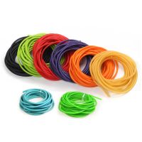 Outdoor Resistance Bands Natural Latex Rubber Tube 1745/2050/3050/3060  Stretch Elastic Slingshot Replacement Band 5 Color Exercise Bands