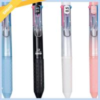 PDWATCHES พลาสติกปากกาลูกลื่น0.5มม. 4ชิ้นปากกาหมึกเจลสำนักงานสามสี