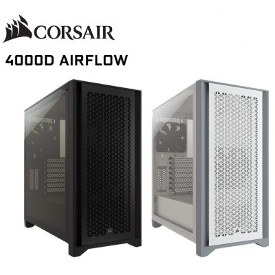 Corsair 4000D AirFlow Mid-Tower PC Case ATX 275r Tempered Glass #เคสเกมมิ่ง