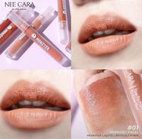 NEE CARA N1966-01 MOMSTER เบอร์ 01 นีคาร่า มอนสเตอร์ ลิควิด ลิปสติก ลิปเนียนสวย เกลี่ยง่าย พิกเม้นท์สีแน่นชัด