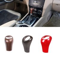 ABS Car Gear Shift Head Trim Sticker Fit For Mercedes Benz C Class W204 E W212 GLK X204 CLS W218 A G Class Car Accessories