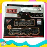 250TOYS รถไฟโบราณ 13 ชิ้น Black classic train ของเล่นเด็ก ของเล่นสมมติ ฝึกจิตนาการ มีเสียง มีไฟ ของเล่นใส่ถ่าน ของเล่นเสริมพัฒนาการ ของเล่นเด็ก