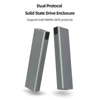 M.2 NVME SATA Dual Protocol SSD Case USB3.1 Type-C SSD 2TB รองรับ UASP และ TRIM อลูมิเนียมอัลลอยด์สำหรับ2230224222602280 SSD