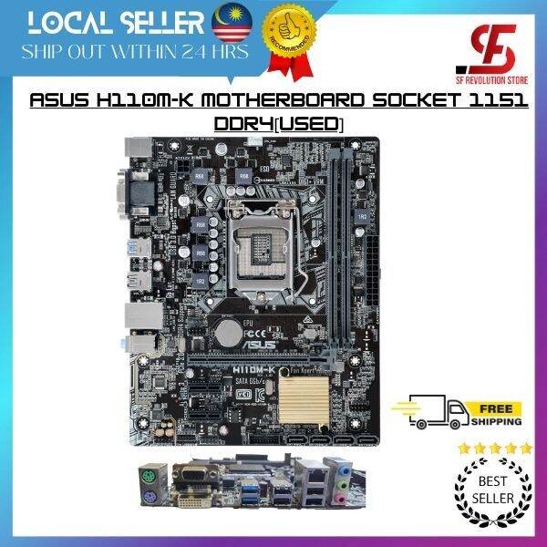 Asus H110MK Motherboard Socket 1151 DDR4[USED] Lazada