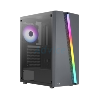 ATX CASE (NP) AEROCOOL BLADE-G-V1 (BLACK)