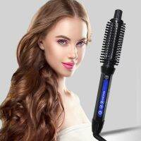 [HOT XIJXLKLKWMN 516] RUCHA Professional Curling Iron 2 In 1แปรงผมไฟฟ้า PTC Fast ความร้อนหวีสำหรับผู้หญิงผม Curlers Roller 18 32ซม. หวี Te