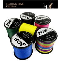 JOF สายเบ็ดตกปลาแบบเกลียว300เมตร4เส้นลวดสายตกปลา Multifilament อุปกรณ์ตกปลาคาร์พ10LB-80LB