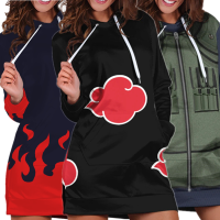 Harajuku Cosplay Anime character Kakashi Uchiha Itachi Cosplay Costume Girls Dress Hoodies Anime Sweatshirt Sweater Pajamas