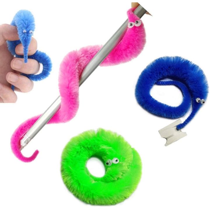 cc-5pcs-twisty-worm-favors-fuzzy-string-new-strange-trick-kids