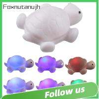 FOXNUTANUJH 7สี ไฟสัมผัสรูปเต่า ไฟอ่อนๆ แบตเตอรี่ทำงานโดย โคมไฟตั้งโต๊ะแบบมีไฟ น่ารักน่ารักๆ พลาสติกทำจากพลาสติก อุปกรณ์ประกอบฉากไฟปาร์ตี้ ของตกแต่งบ้าน