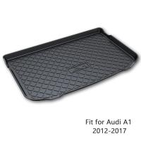 Atreus 1Set Car Cargo rear trunk mat For Audi A1 2012 2013 2014 2015 2016 2017 Liner Tray Waterproof Anti-slip mat Accessories