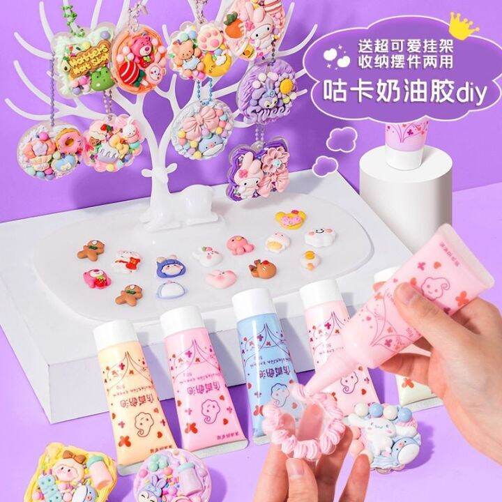 cream-gel-goo-card-sticker-big-set-deluxe-girl-full-set-children-diy-cheap-toy-hand-account-storage-box