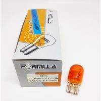 หลอดไฟ T20 12V 21/5W 2ใส้ สีส้ม FORMULA 1กล่อง #6514