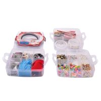 2456 Pieces of Jewelry Making Kit, Jewelry Making Tool Kit with Jewelry Beads, Jewelry Pliers, Beaded Thread, Storage Box, Jewelry Necklace Earrings Bracelet Repair