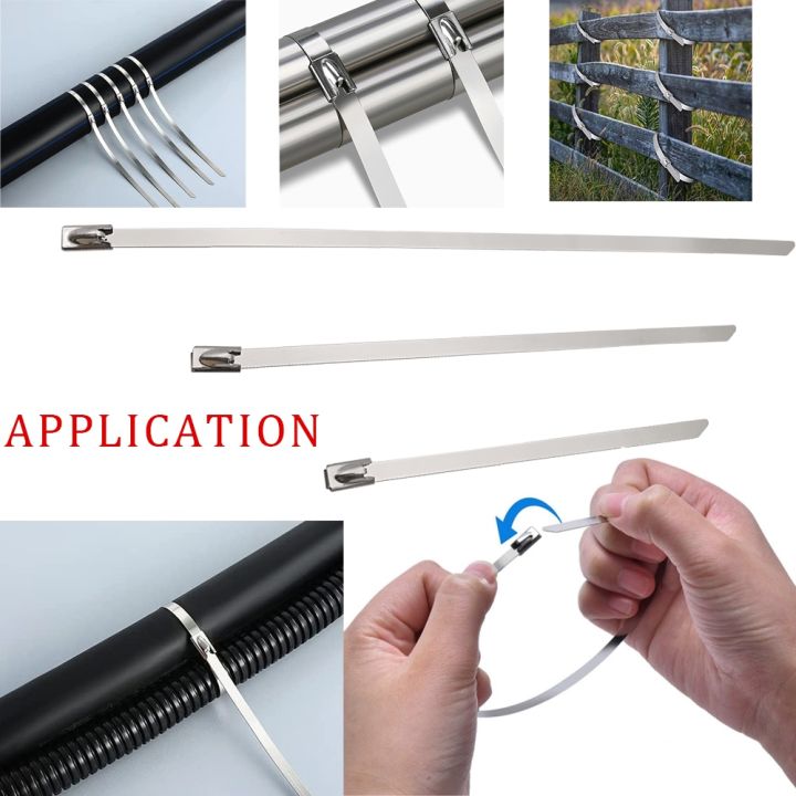 width-4-6mm-self-locking-cable-ties-stainless-steel-tie-multi-purpose-metal-strong-drawstring-strap-zipper-tie-10-15-20-30-40cm