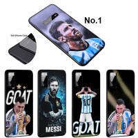 Casing หรับ iPhone 14 13 11 Pro Max 11 Mini 8+ 8 Plus FUL230 Lionel Messi Pattern Phone เคสโทรศัพท์ อ่อนนุ่ม TPU Shockproof Black ปก