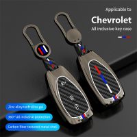 เคสกุญแจรถอัลลอยสังกะสีสำหรับ Chevrolet Onix Equino Orlando Cruze Spark Sonic Camaro Volt Trax Malibu Blazer Traverse