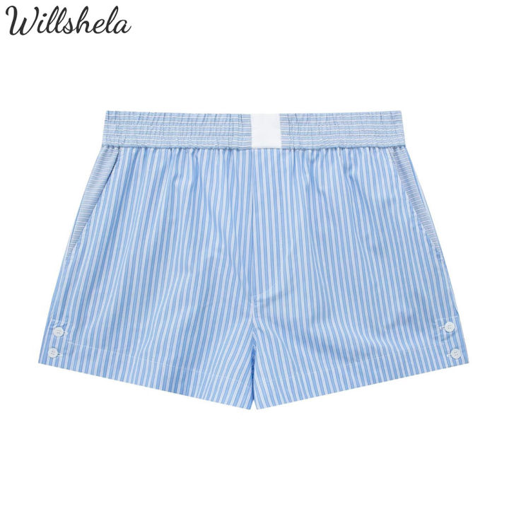 willshela-women-nbsp-fashion-nbsp-contrast-patchwork-blue-striped-a-line-shorts-female-nbsp-chic-nbsp-lady-nbsp-casual-nbsp-shorts-gnb