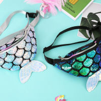 Hot Selling NEW Women Girls Waist Fanny Pack Belt Bag Chest Pouch Hip Bum Bag Small Purse Scales Sequin Waist Packs