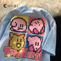 EASTHILL การ์ตูนญี่ปุ่น Star Kabi Kirby พิมพ์หญิงเสื้อยืดแขนสั้น Soft Sister ฤดูร้อนนักเรียน Top Tees Harajuku Gothic ผู