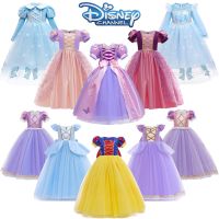 Disney Frozen 2 New Anna Elsa Girls Dress Cosplay Snow Queen Princess Dress For Girl Costume Kids Clothes Halloween Party Dress