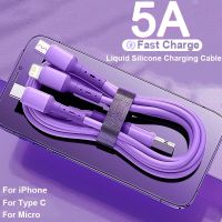 【jw】♙♨❉  3 1 USB Type C Lightning Cable iPhone 14 13 12 Fast Charger