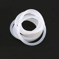 20pcs Thickness 2/2.4mm Food Grade Silicone O-Ring OD 5-80mm White Rubber Seal Ring Waterproof And Heat-Resistant Gas Stove Parts Accessories